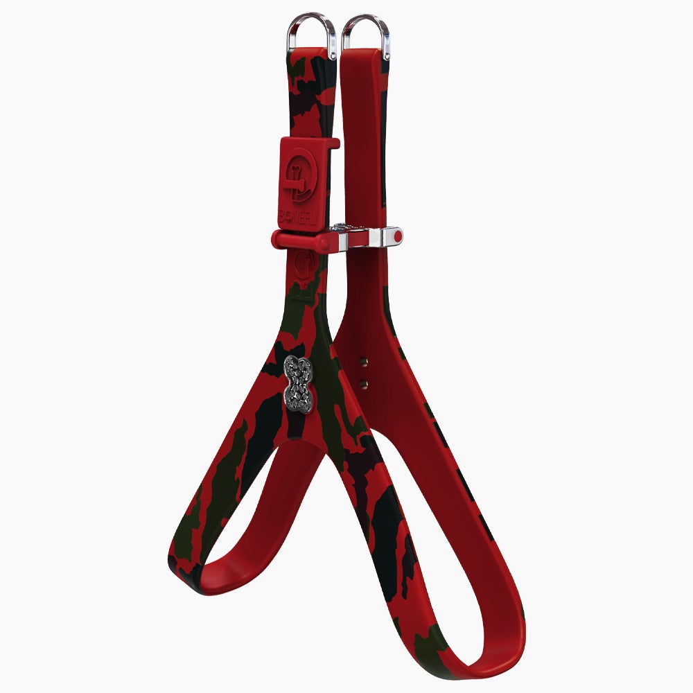 Boneflex Ultra Red Camo Harness