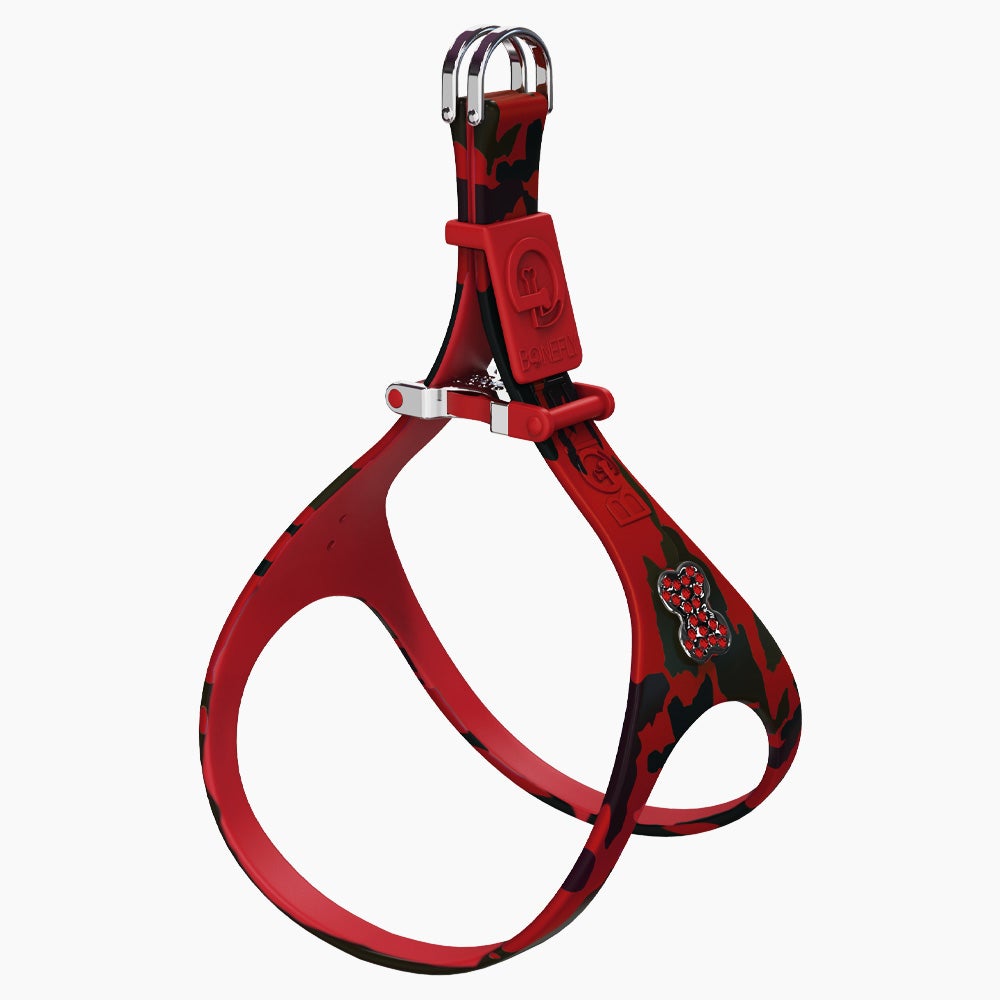 Boneflex Ultra Red Camo Harness