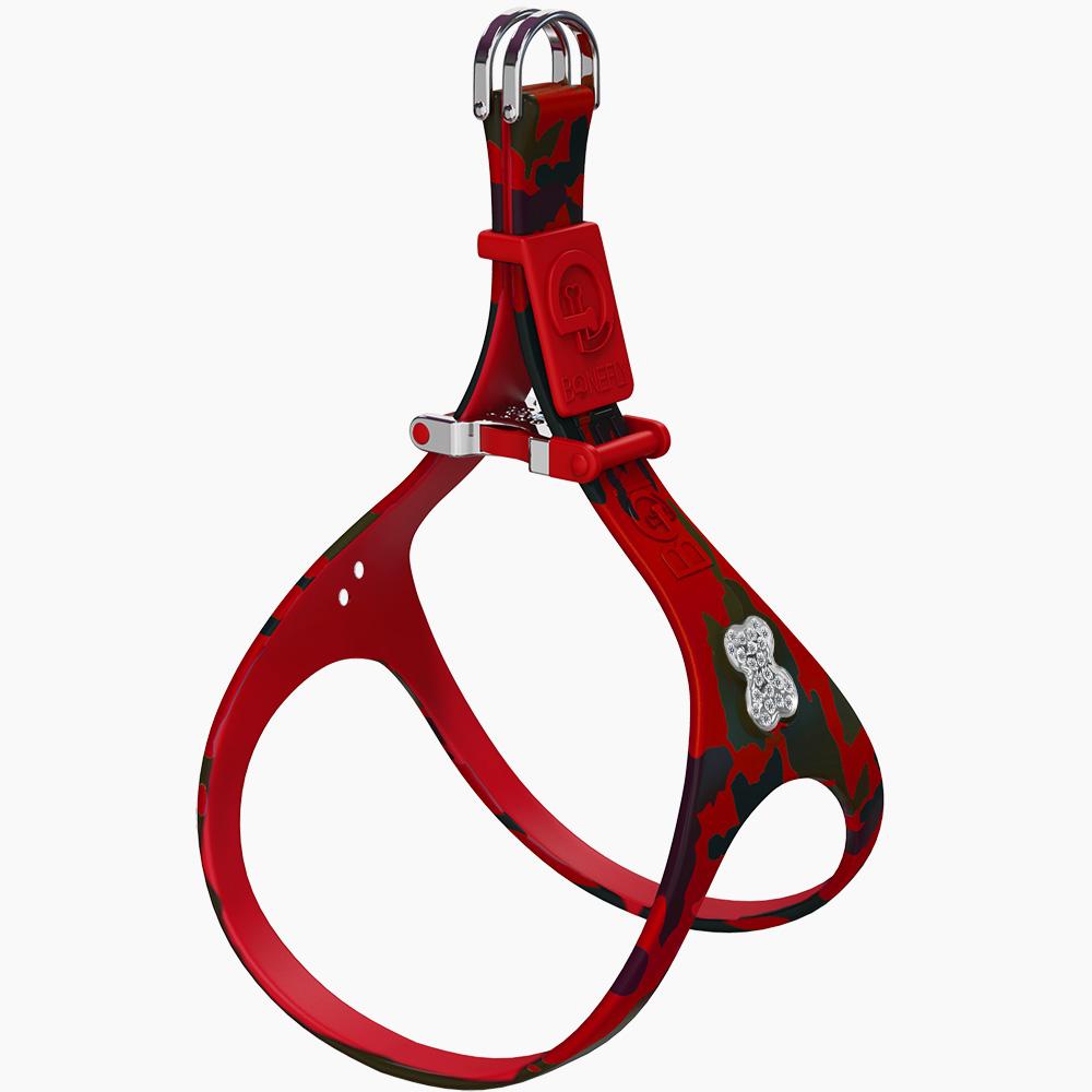 Boneflex Ultra Red Camo Harness