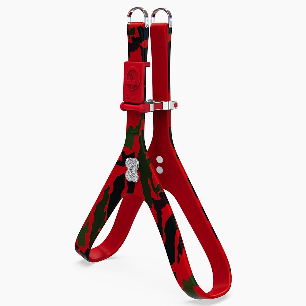 Boneflex Ultra Red Camo Harness