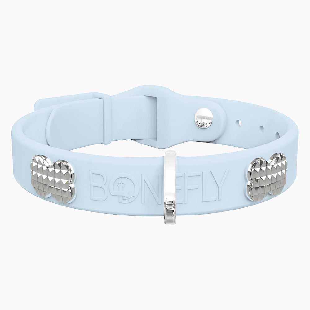 Boneflex+ Signature Spike Silver Collar